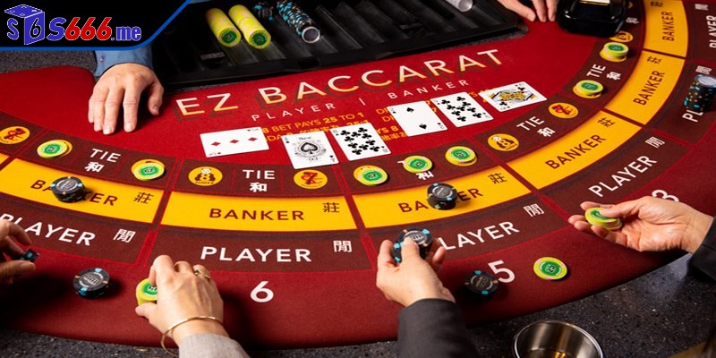 Baccarat là một trò chơi không thể thiếu tại AE Sexy Casino