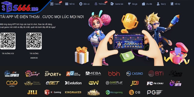 App nhà cái cài đặt trên thiết bị di động với các hệ điều hành khác nhau